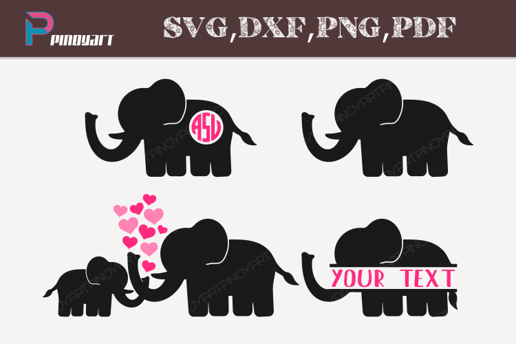 elephant svg, elephant svg file, baby elephant svg, elephant