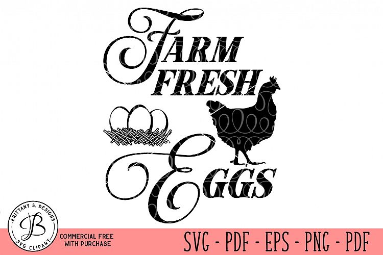Farm Fresh Eggs SVG