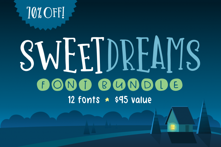 Sweet Dreams Font Bundle