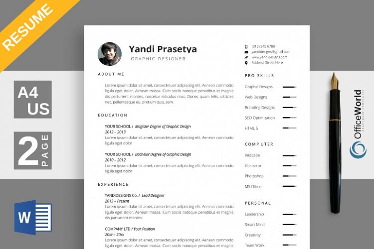 Spacious Resume / CV