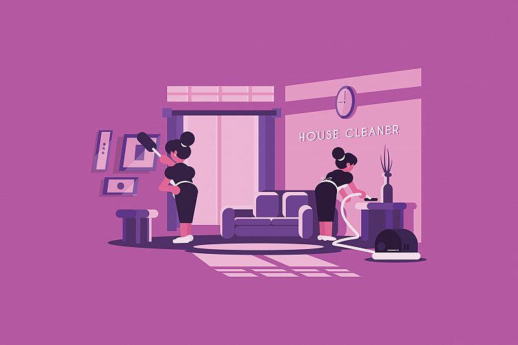 House Cleaner - Vector Activity