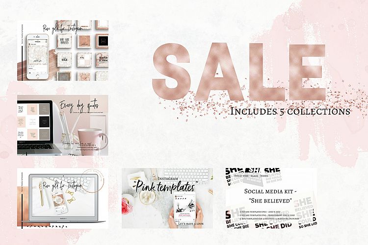 Sale - 5 social media bundles