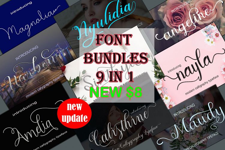 New Font Bundles update