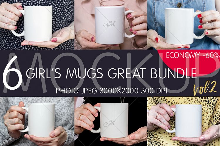 Girls Mugs Great Bundle. Vol.2