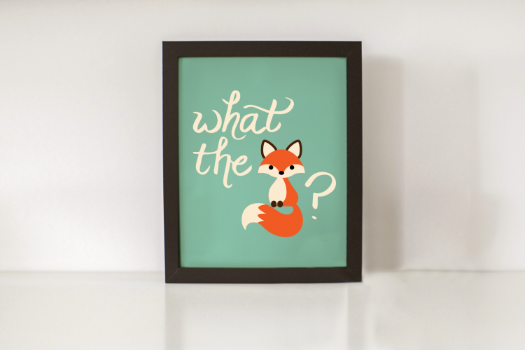 What the Fox SVG Design
