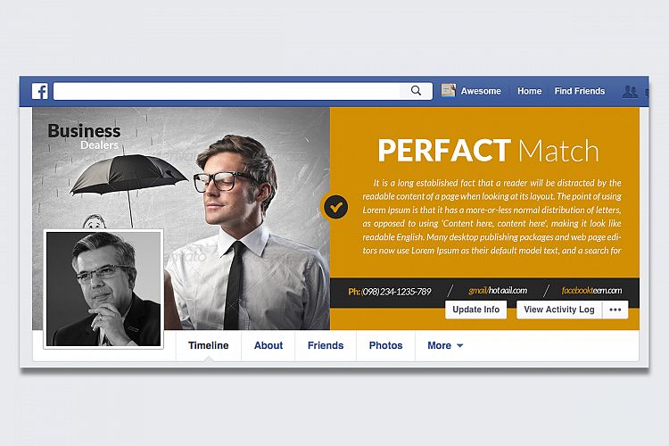 Business Insurance Company Facebook Timeline