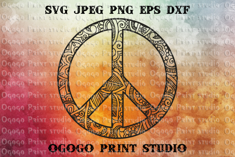 Peace Svg Hipster Svg Zentangle SVG Mandala svg Cricut Peace Svg Hipster Svg Zentangle SVG Mandala svg Cricut