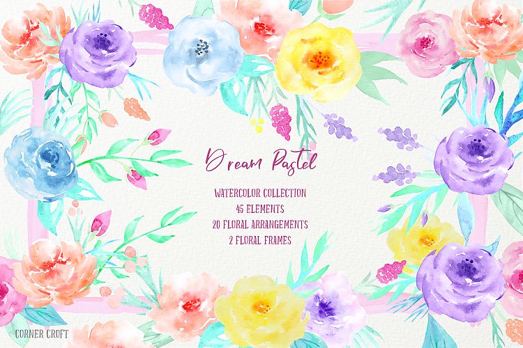 Watercolor Dream Pastel Collection 