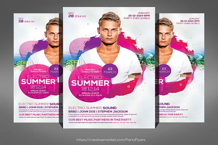 Summer Electro Flyer