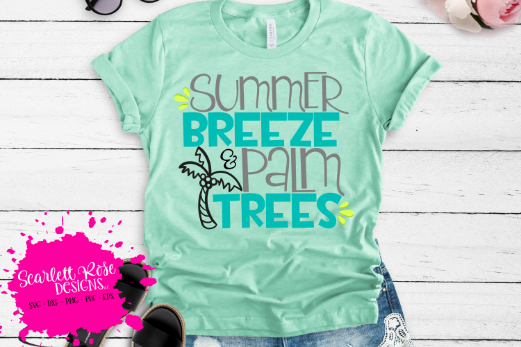 Summer Breeze   Palm Trees SVG