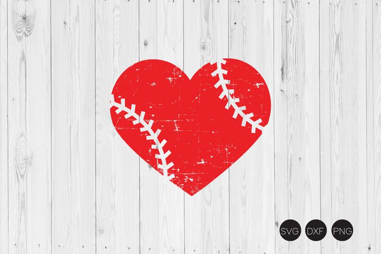 Download Distressed Baseball Heart SVG,Distressed Heart SVG (285079 ...
