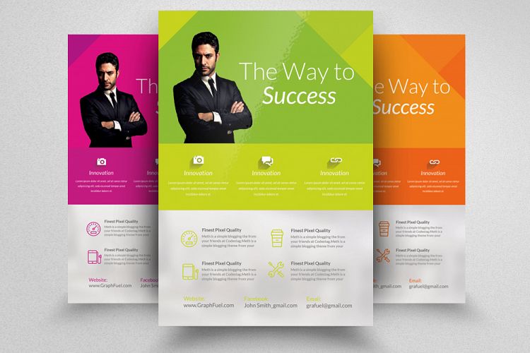 Public Relations Company Flyer Template