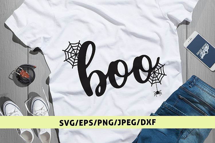 Boo - Halloween SVG EPS DXF PNG Cutting Files