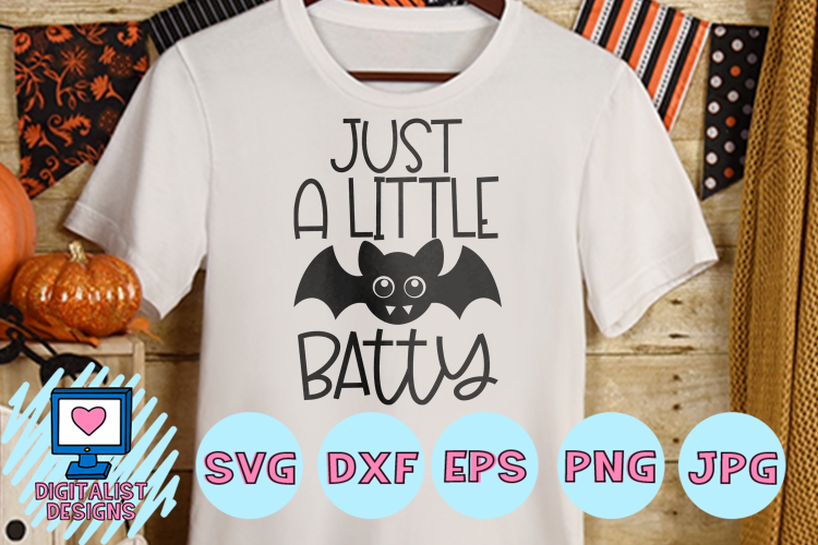 halloween, just a little batty, bat svg