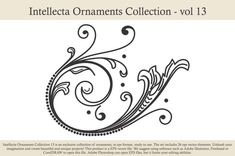 Intellecta Ornaments Collection 13