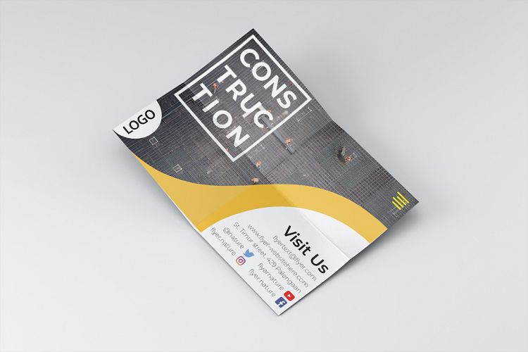 contruction flyer building