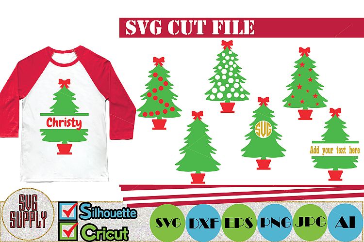 Christmas Tree SVG Cut File