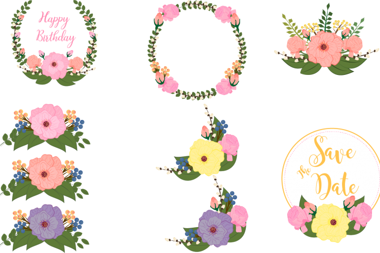 Peonies  and Rose buds