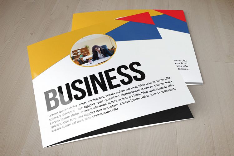 Business Agency Square Trifold Brochure