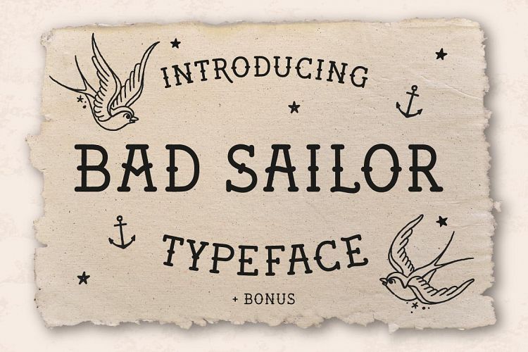 Bad Sailor Typeface