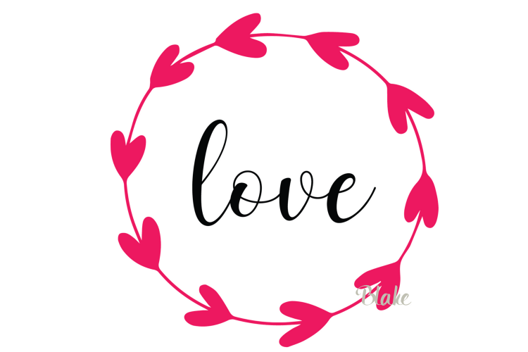 Love svg CUT file Hearts SVG Love cut file Love with hearts 