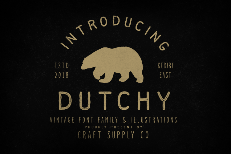 Dutchy - Vintage Type Family with Extras