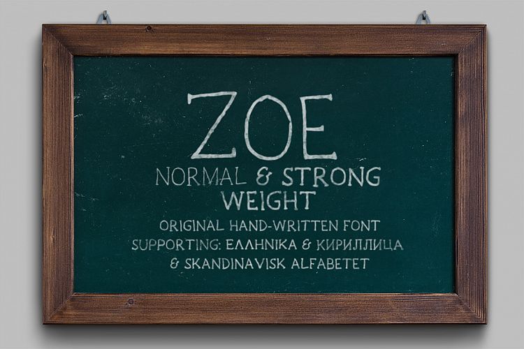 Zoe Handwritten Font