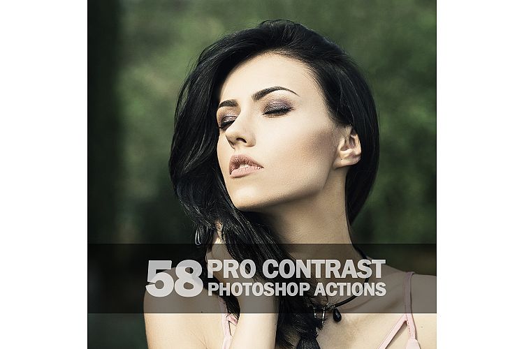58 Pro Contrast Photoshop Actions Collection (Action for photoshop CS5,CS6,CC)