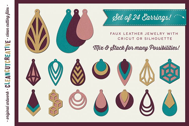 Free Free 250 Faux Leather Earrings Svg Free SVG PNG EPS DXF File