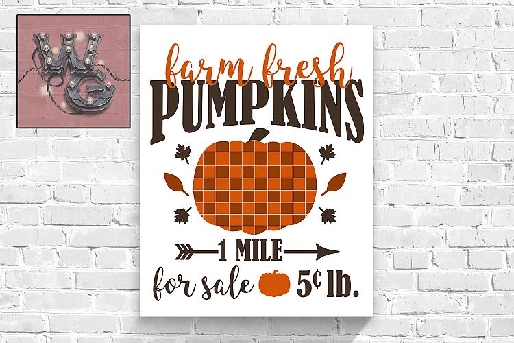 Pumpkins For Sale SVG, DXF, PNG, EPS, JPEG Comm