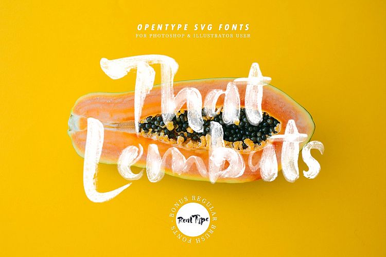 That Lembuts SVG & Brush Fonts