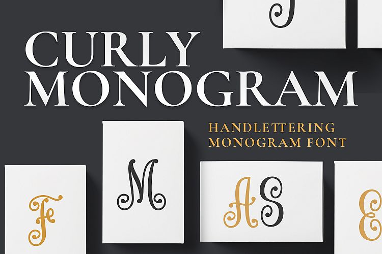 Curly Monogram