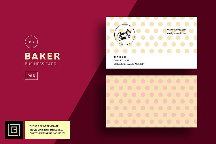 Baker Business Card - BC063
