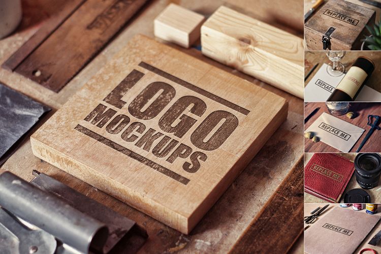 Perspective Logo Mockups Vol.1