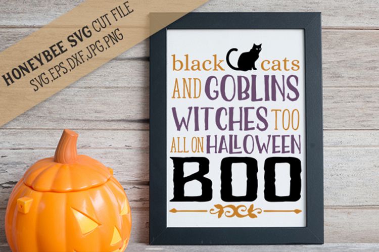 Black Cats and Goblins SVG Cut Files