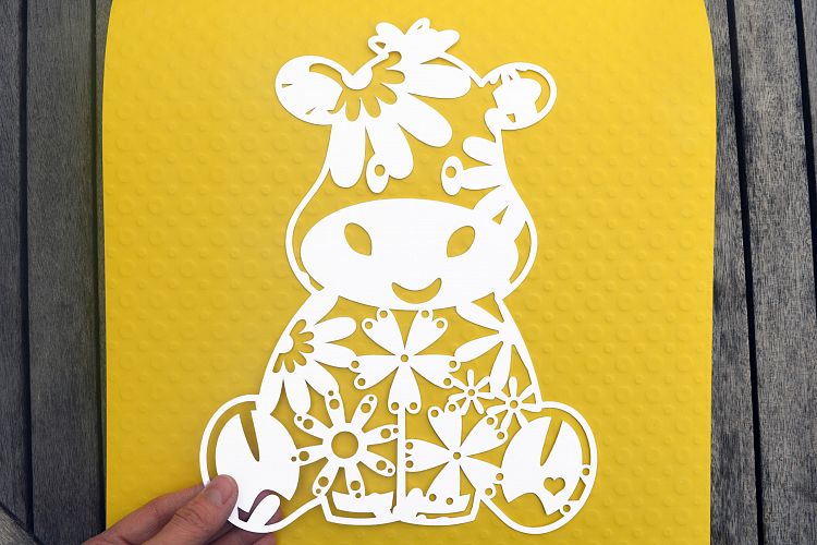 Cow paper cut SVG / DXF / EPS files