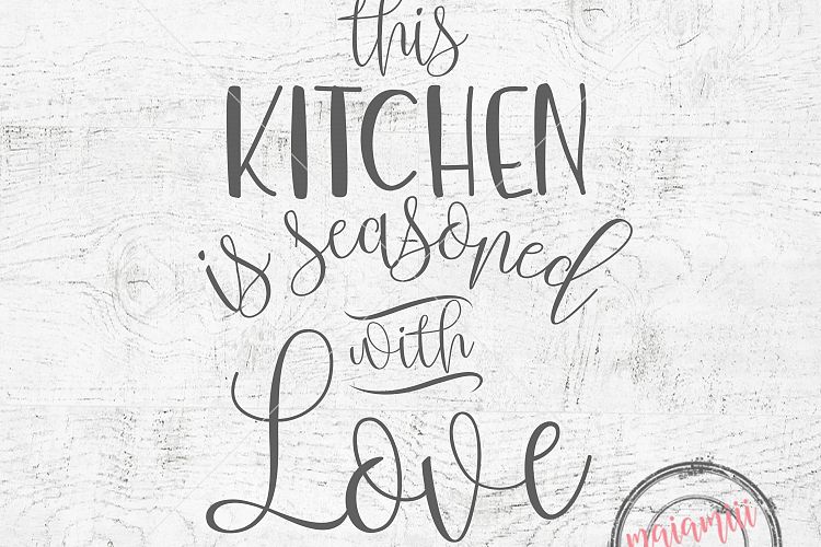 itchen Wall Decor Kitchen Decal This Kitchen Is Seasoned ...