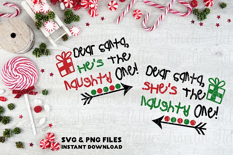 Dear Santa Hes Shes The Naughty One Christmas Kid Letter