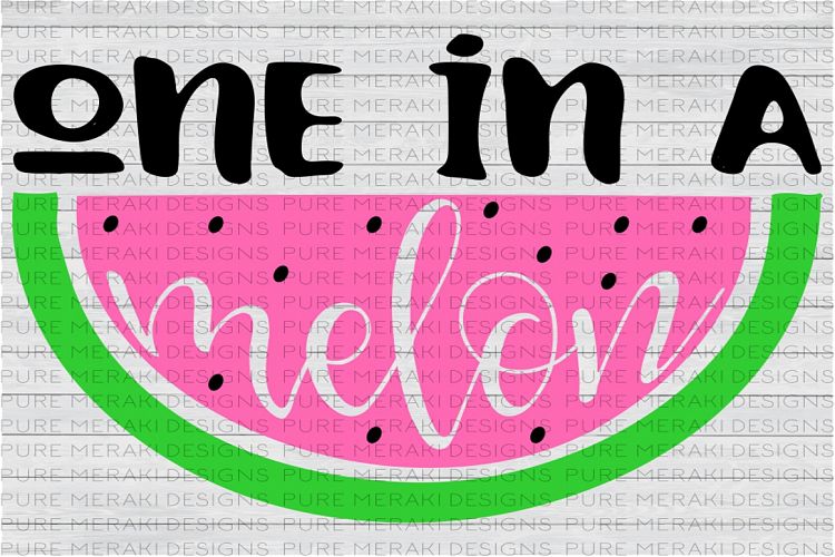 One in a Melon SVG