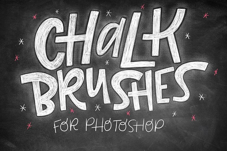 Realistic Photoshop Chalk Brushes!