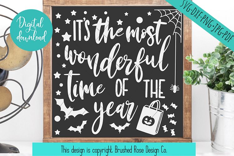 Halloween svg,fall svg,fall clipart, the most wonderful time