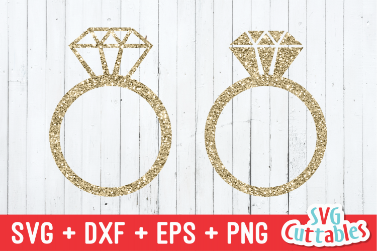 Download Wedding Rings SVG Cut File (481309) | Cut Files | Design ...