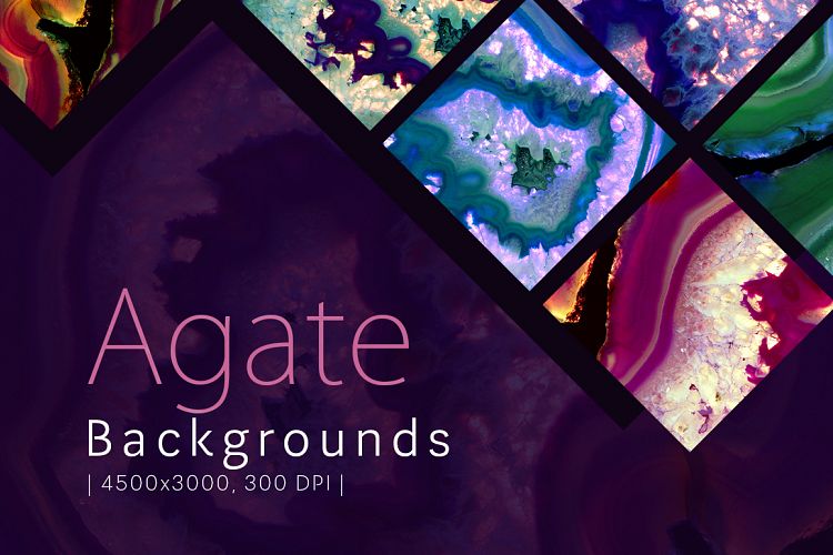 40 Agate Backgrounds