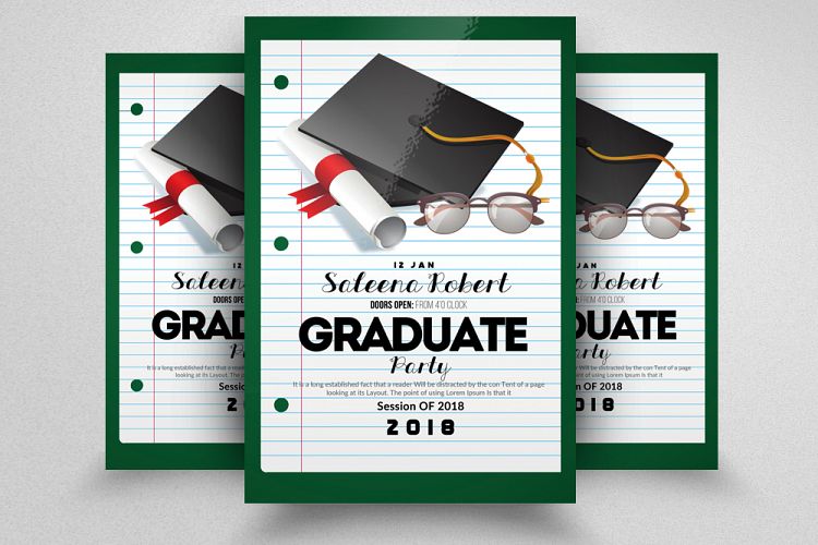 Graduation Flyer Template