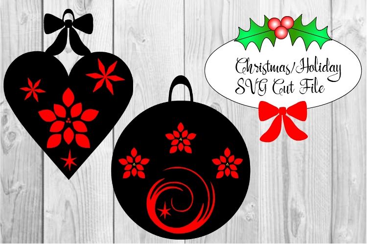 Christmas/Holiday, Two Designs, SVG Cut File