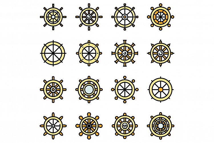 Ship Wheel Clipart Image 3