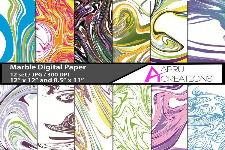 Marble papers, marble pattern, marble backgrounds