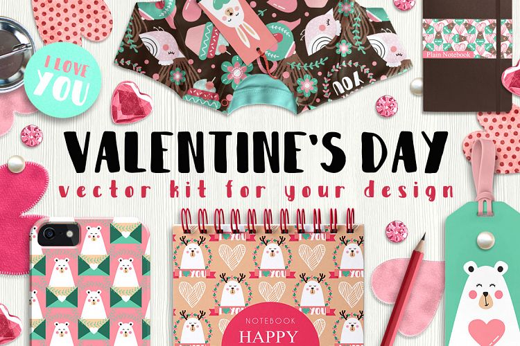 Valentines day - vector kit