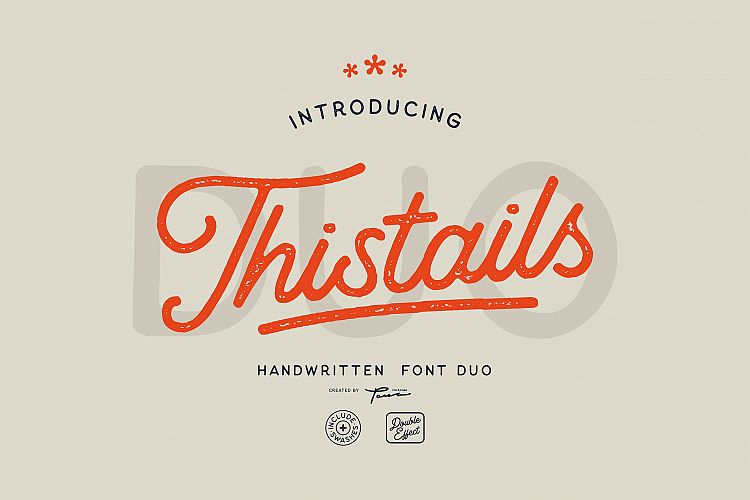 Thistails Font Duo