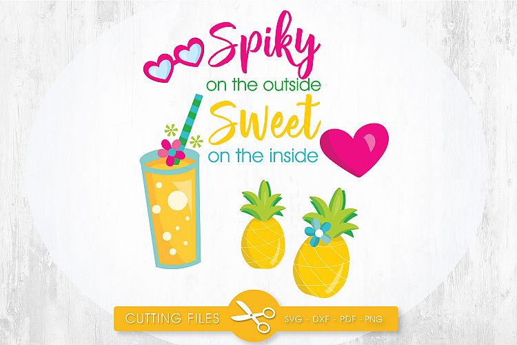 Spiky And Sweet cutting files svg, dxf, pdf, eps included - cut files for cricut and silhouette - Cutting Files SG